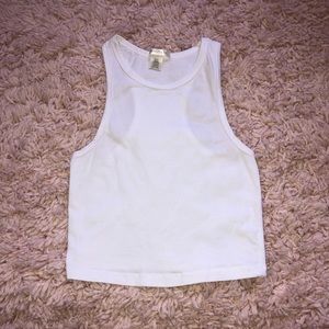 White crop tank
